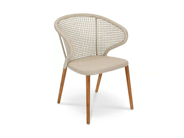 FARO - Rope garden chair with armrests by Fischer Möbel - view 2